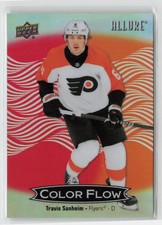 2024-25 Upper Deck Allure Color Flow Travis Sanheim #CFL-55 Red-Orange