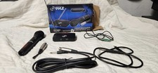 Pyle - Dual Function Wireless/Wired Microphone System Black PDWM100
