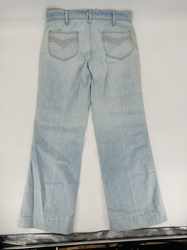Vintage 80s LEVI'S 43460-0813 Straight Leg Action Western Jeans Size 32x27 - 第 1/6 張圖片