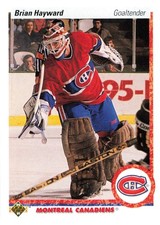 Brian Hayward Montreal Canadiens 1990 Upper Deck Hockey Card #171