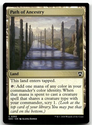 Path of Ancestry #393 (NM) Commander: Secrets of Strixhaven SOC Magic MTG