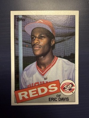  1985 Topps #627 Eric Davis Rookie Card RC Near Mint 