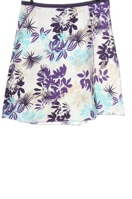 LERROS Glockenrock Damen Rock Gr. DE 44 weiß-lila-türkis Casual-Look