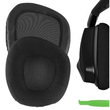 Geekria Mesh Fabric Ear Pads for Corsair VOID PRO, Void Elite Headphones Black 