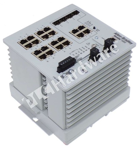 Allen Bradley 1783-HMS16T4CGN /A Stratix 5400 20-Port L2 Managed EtherNet Switch - Picture 4 of 6