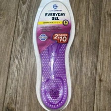 Sof Comfort Everyday Gel Women's Insole 2-Pack, Size 5-9, Trim-to-Fit
