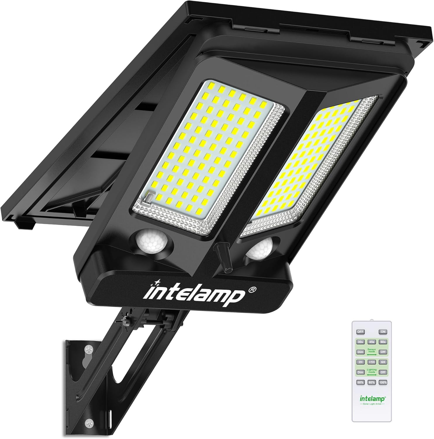 Faretto LED Da Esterno Solare,12500Mah Faro Con Pannello Solare, IP65 Impermeabi