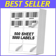 Laser Inkjet Printer Shipping Labels - 5000 Pcs