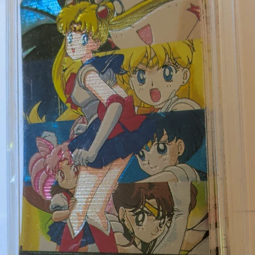 Bandai 1998 Sailor Moon Hologram Anime Collectible Playing Card Deck Lot 54 Card