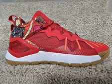 Adidas D Rose Son of Chi World Wide Hoops Red Multi Color GZ0910 Sz 10.5 RARE