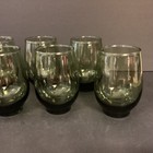 Vintage 1970s Libbey Tempo Avocado Green Drink ware 12 oz. Set of 6 Roly Poly — photo 5