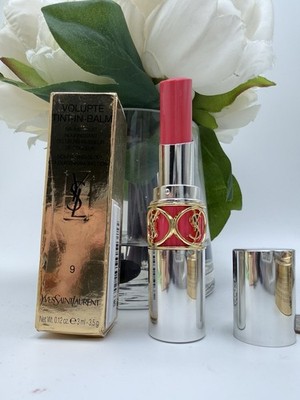 Yves Saint Laurent YSL Volupte Tint-In-Balm 9 Tempt Me Pink Lipstick 3ml/0.12oz