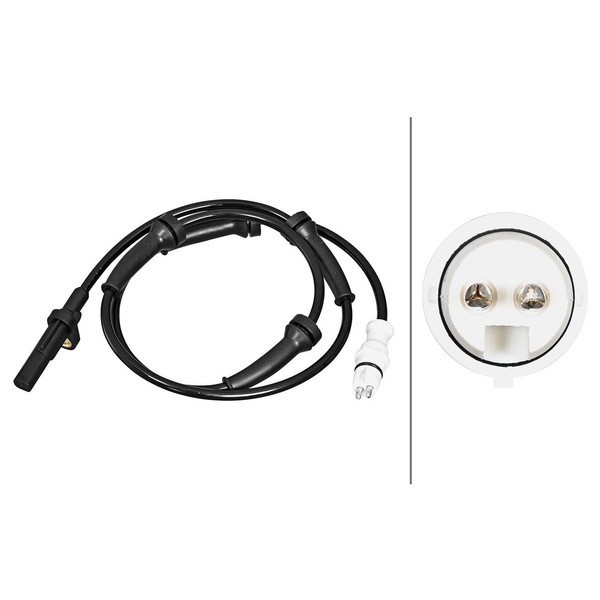 Hella 6PU 358 217-031 Sensor, Raddrehzahl-image