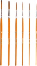 Lettering Quill Brush Set, 6 Pcs Paint Brushes for Painting Lettering, 6 pcs 