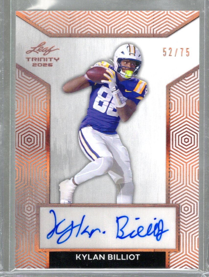 2025 Leaf Trinity - Auto Bronze #BA-KB1 Kylan Billiot