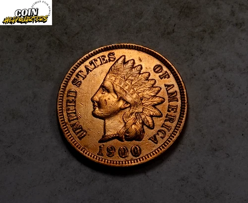 1900 Indian Head Cent Penny * AU/Uncirculated Red * XI691