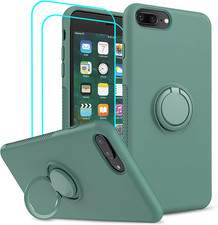 for Iphone 8 plus Case, Iphone 7 plus 6S plus Case, with 2 Glass Screen Protec
