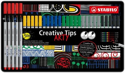 STABILO Creative Tips ARTY Classic 30er Metalletui 