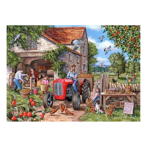 Das Haus der Puzzles, Apfelwein & Rosie, großes 500-teiliges Puzzle - Bild 1 von 6