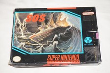 SOS S.O.S (Super Nintendo SNES) Complete in Box CIB