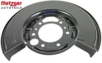 Metzger 6115008 Spritzblech FüR Bremsscheibe FüR Mercedes-Benz FüR VW