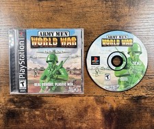 Army Men World War PS1 Sony 3DO Third Person Shooter Military Action Game CIB