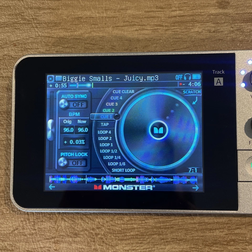 Monster GO DJ - Portable Mixer Digital Turntable with LCD Touch Scren - GODJ - Image 4 of 4