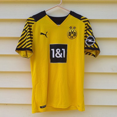 Borussia Dortmund Jersey Mens M Home Soccer shirt 2021 - 2022 Puma NPC Blokecore