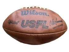 Vintage 1983 USFL Philadelphia Stars Wilson Chet Simmons Game Used Football
