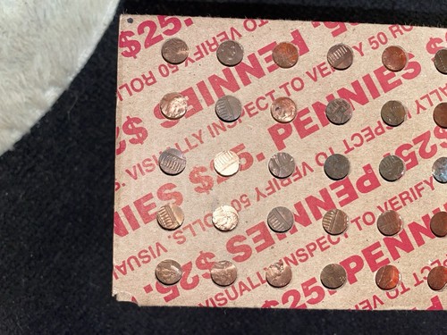 $25 FACE VALUE BOX OF CIRCULATED PENNIES, UNSEARCHED FED BOX - Picture 4 of 7