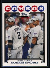 2008 Topps Updates & Highlights Albert Pujols Hanley Ramirez #136 Classic Combos