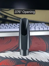 3D Printed Meyer 6M .076" Alto Saxophone Jazz Mouthpiece Black