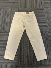 Vintage 1995 Levi's Orange Tab Cream Jeans 550 36 X 30 (34 X 30)