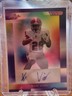 2024 Leaf Vivid Autographs Prismatic Navy Blue #BA-KV1 Kimani Vidal Auto, S#/7