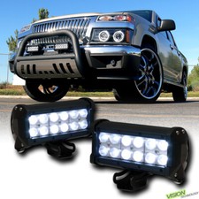 7 36w Cree Led Light Bar Spot Beam Off Road Bull 4x4 Fog Car Suv Van Truck V12