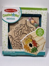 Melissa  Doug Build-Your-Own Birdhouse Wooden Craft Activity Kit Kids Ages 5