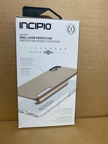 Incipio DualPro Case for iPhone Xs Iridescent Champagne Slim Dual Layer - 第 4/4 張圖片