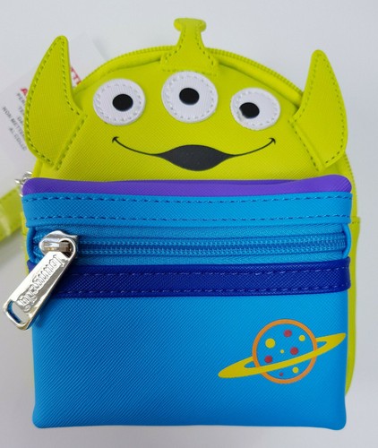 Cartera Muñequera Loungefly Disney Alien Toy Story Pizza Planet LGM Parques Mundiales - Imagen 4 de 9