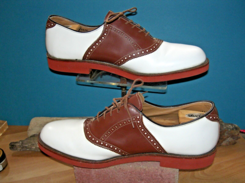 Vintage Walkover Brown/white Saddle Shoes US mens 13D - Picture 13 of 13
