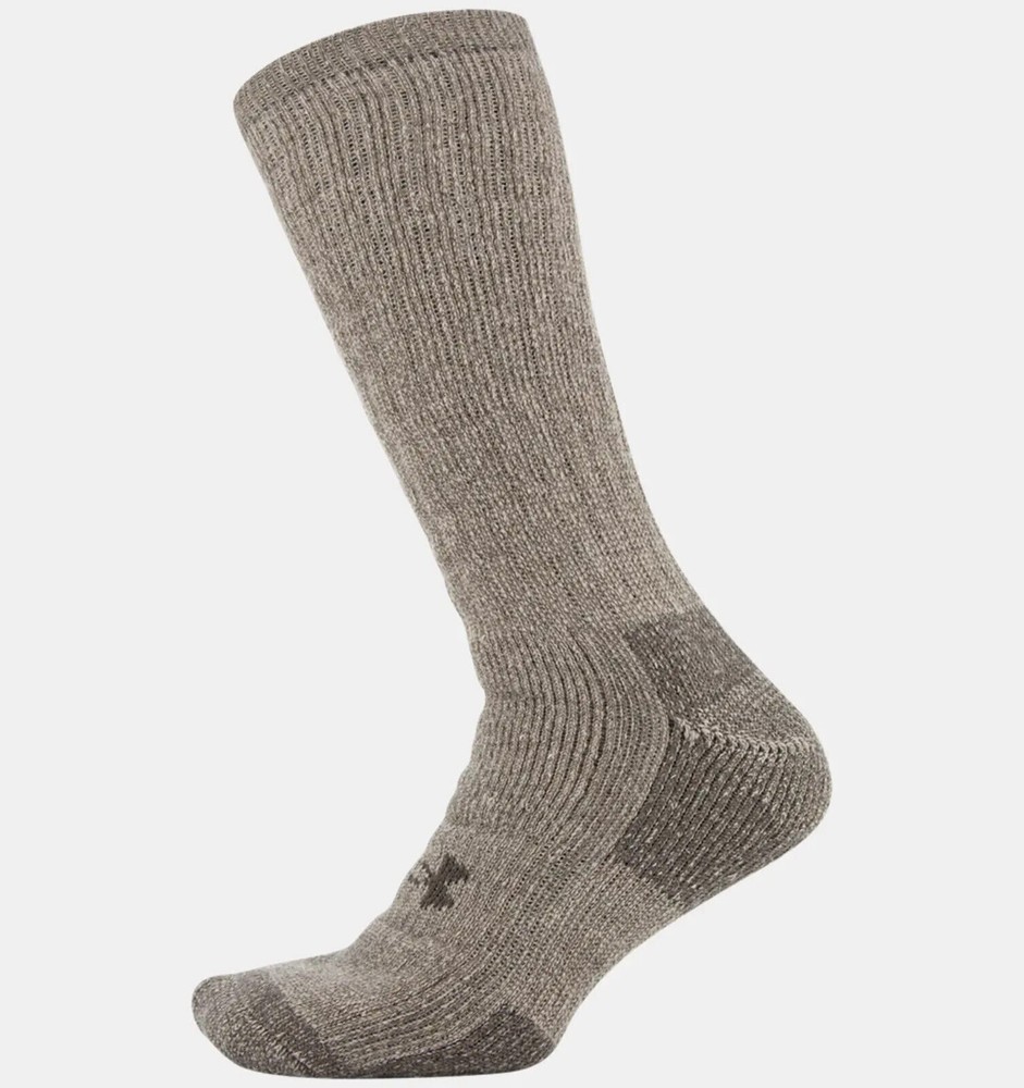 2 Pair Under Armour Mens Women Coldgear Charged Wool Hitch Boot Socks Medium $25