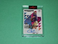Christopher Vizzina Auto Rookie Card 1/1 Leaf Signature Series Clemson Tigers!!!