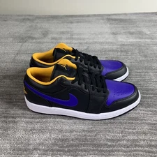 Nike Air Jordan 1 Low Mens 11.5 "Dark Concord" (553558-075) Lakers Purple NEW