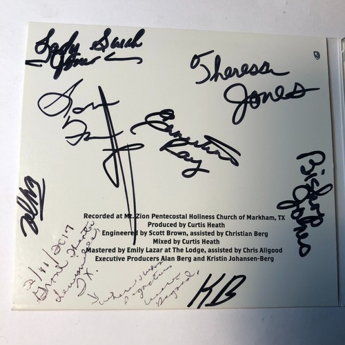 The Jones Family Singers Live From Mt. Zion CD Signed Autographed - Picture 2 of 5