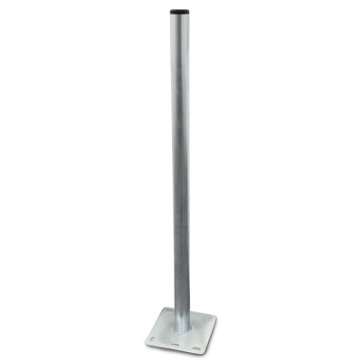ARLI 1 m Mastfuß Mast Sat Antenne Flachdachständer Ständer Halter 1m Standfuß