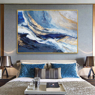 YA12 WALL DECOR LARGE ABSTRACT CANVAS OIL PAINTING SEAS OF CLOUDS  HAND-PAINTED  eBay