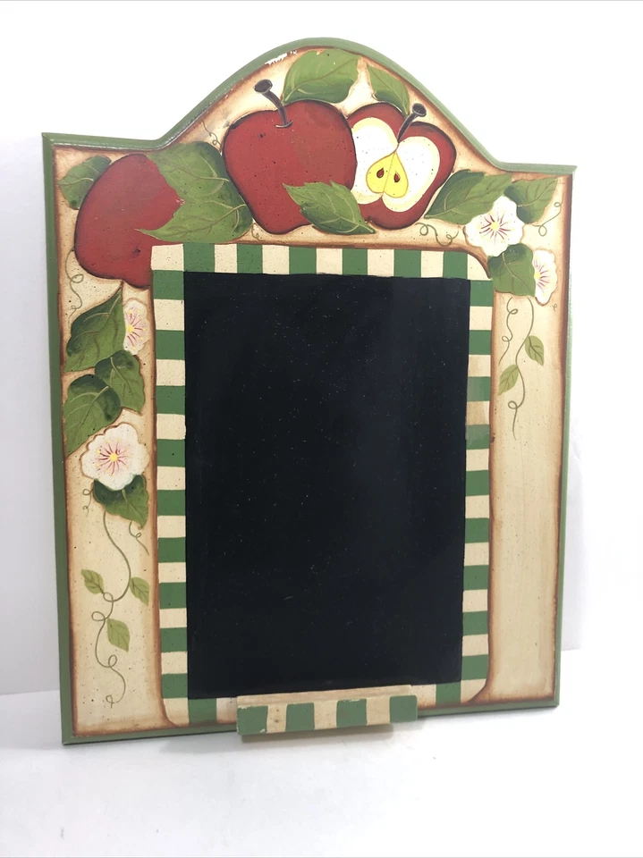 Apple Chalk Board- Wood, 15”x11” Country Kitchen Wall Mounted Message Board. - Image 4 of 4