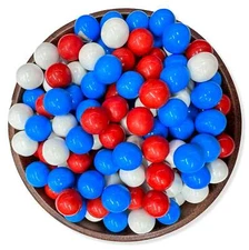 Red, White, and Blue Sixlets Candy by NY Candy Shop - Premium Quality