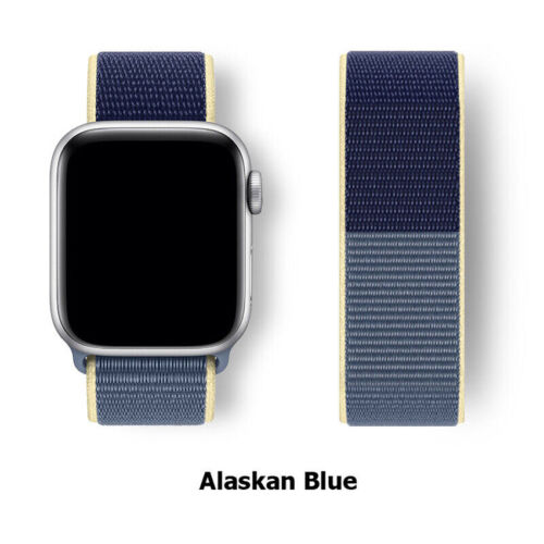 Cinturino Cinturino Nylon Loop Tessuto Sport per Apple Watch Ultra 8 7 6 5 SE 4 3 38-49 mm - Foto 23 di 168