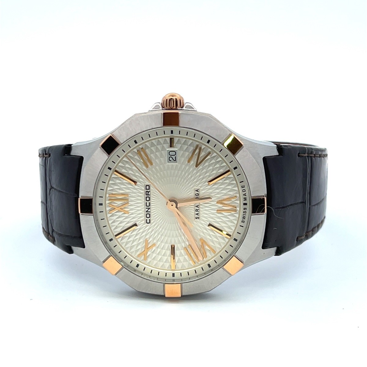 時計 CONCORD SARATOGA Concord Saratoga 14.c2.1894 Stainless Steel 37mm Quartz
