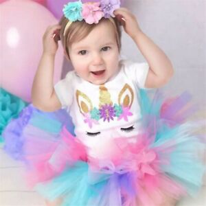 unicorn 1st birthday tutu outfit